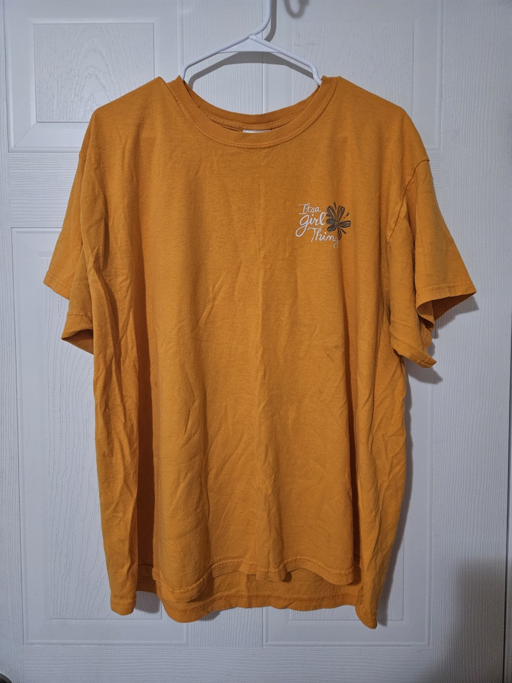 A Girl Thing Mustard Yellow Graphic Tee - Picture 2 of 4